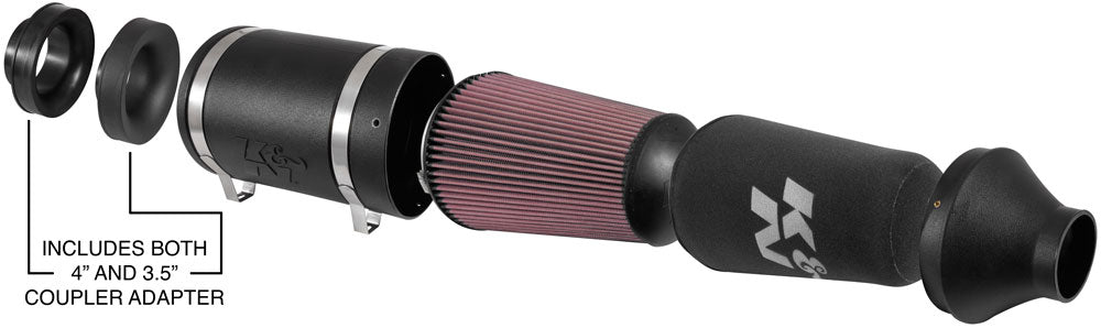 K&N 54-6853 Universal Off-Road Air Intake
