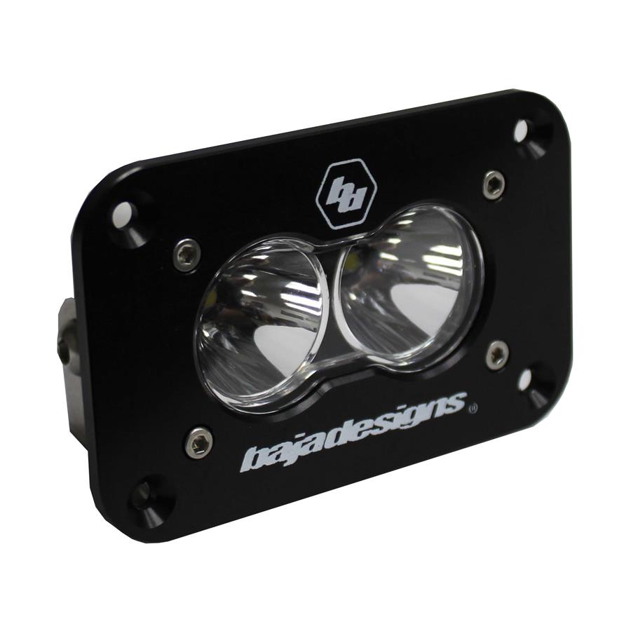 Baja Designs S2 Sport Black Flush Mount LED Auxiliary Light Pod 541001