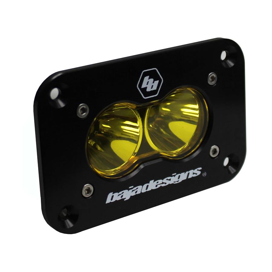 Baja Designs S2 Sport Black Flush Mount LED Auxiliary Light Pod 541011