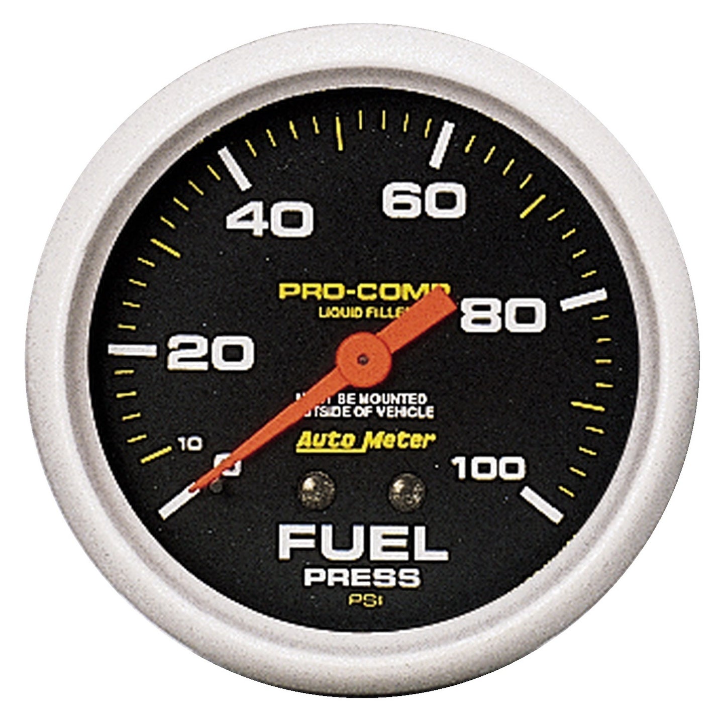 AutoMeter 2-5/8 in. FUEL PRESSURE 0-100 PSI LIQUID FILLED PRO-COMP 5412
