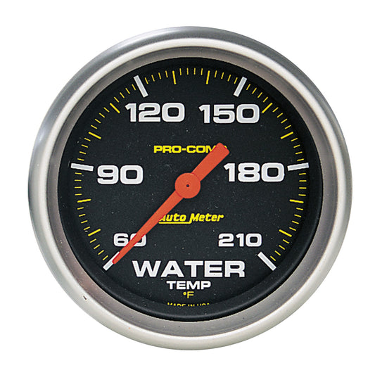 AutoMeter 2-5/8 in. WATER TEMPERATURE 60-210 Fahrenheit PRO-COMP 5469