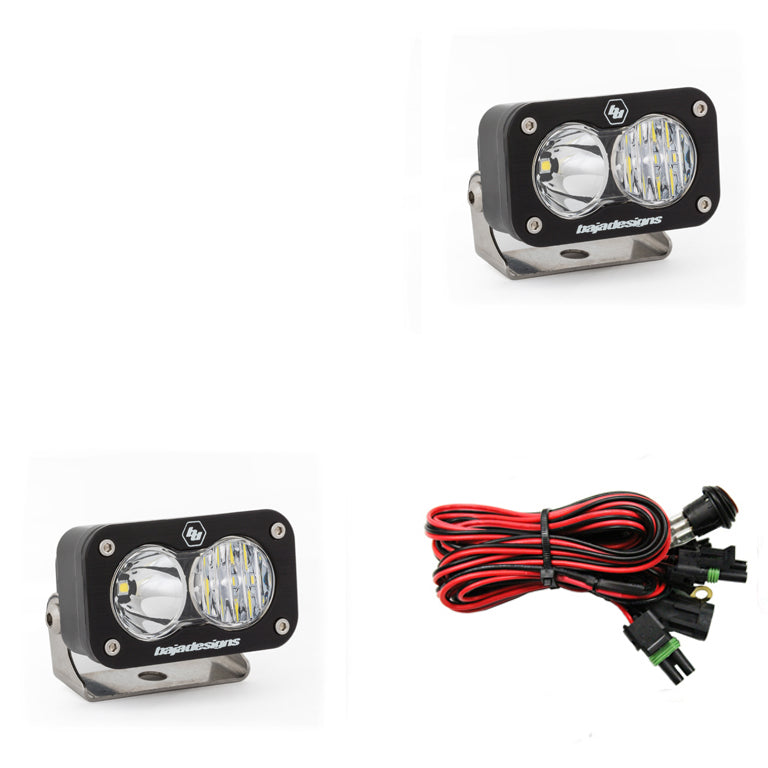 Baja Designs S2 Sport Black LED Auxiliary Light Pod Pair 547803