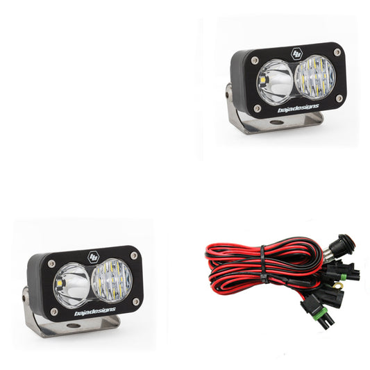 Baja Designs S2 Sport Black LED Auxiliary Light Pod Pair 547803