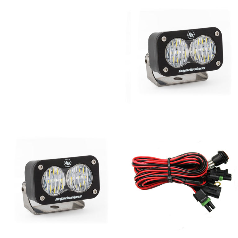 Baja Designs S2 Sport Black LED Auxiliary Light Pod Pair 547805