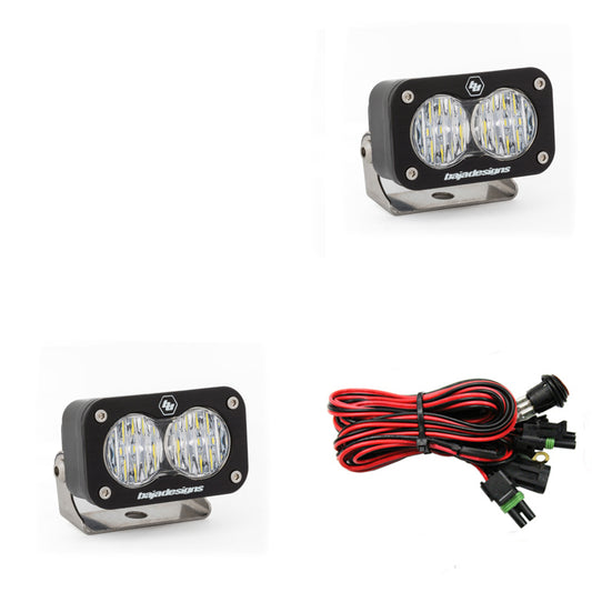 Baja Designs S2 Sport Black LED Auxiliary Light Pod Pair 547805