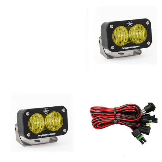 Baja Designs S2 Sport Black LED Auxiliary Light Pod Pair 547815