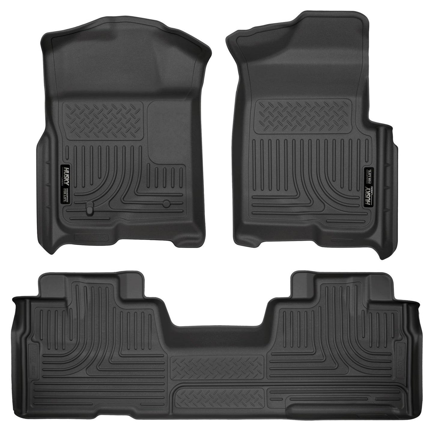 Husky Liners Front & 2nd Seat Floor Liners (Footwell Coverage) 98341