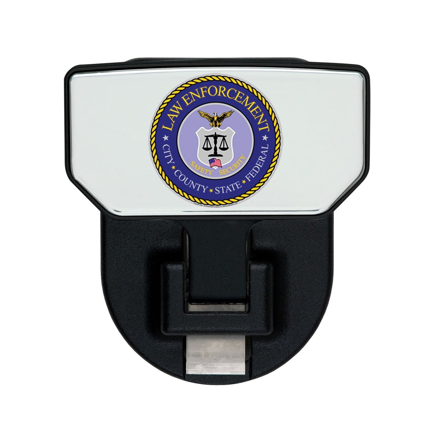 CARR - 183222 - HD Universal Hitch Step; Fits 2 In. Receiver; Black; Law Enforcement; Single