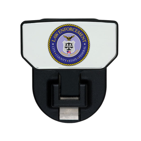 CARR - 183222 - HD Universal Hitch Step; Fits 2 In. Receiver; Black; Law Enforcement; Single