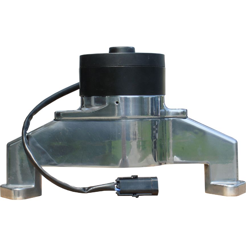 Proform Electric Engine Water Pump; Aluminum; Polished Finish; Fits BB Chevy Engines 68230P