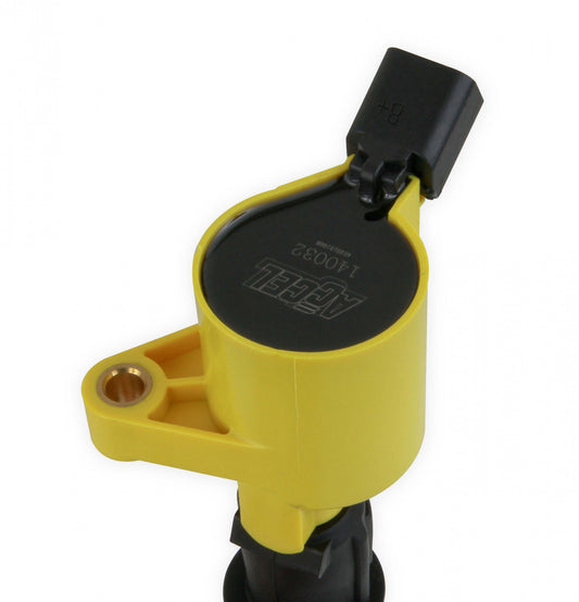 ACCEL Ignition Coil - SuperCoil - 1998-2008 Ford 4.6L/5.4L/6.8L 2-valve modular engines - Yellow - Individual 140032
