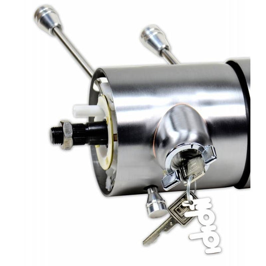 IDIDIT Universal 12" Tilt Floor Shift w/Ignition; Paintable Steel 1520120010