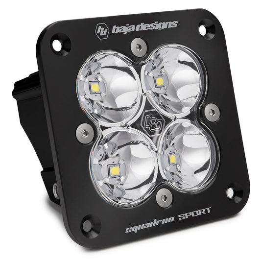 Baja Designs Squadron Sport Black Flush Mount LED Auxiliary Light Pod 551001