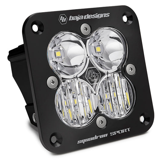 Baja Designs Squadron Sport Black Flush Mount LED Auxiliary Light Pod 551003