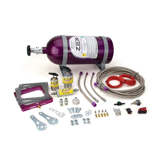 ZEX Dominator Flange Race Perimeter Plate System with 10 lb Purple Bottle 82312