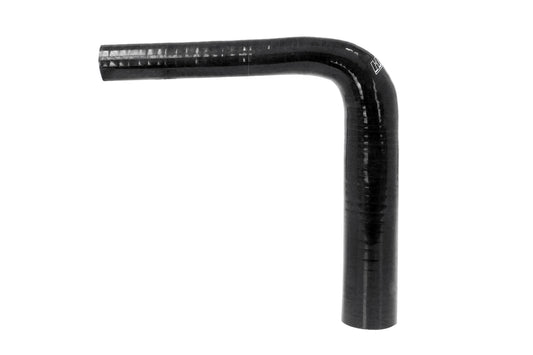 HPS Performance Silicone 90 Degree Elbow HoseHigh Temp 4-ply Reinforced1/2" - 5/8" IDBlack HTSER90-050-062-BLK