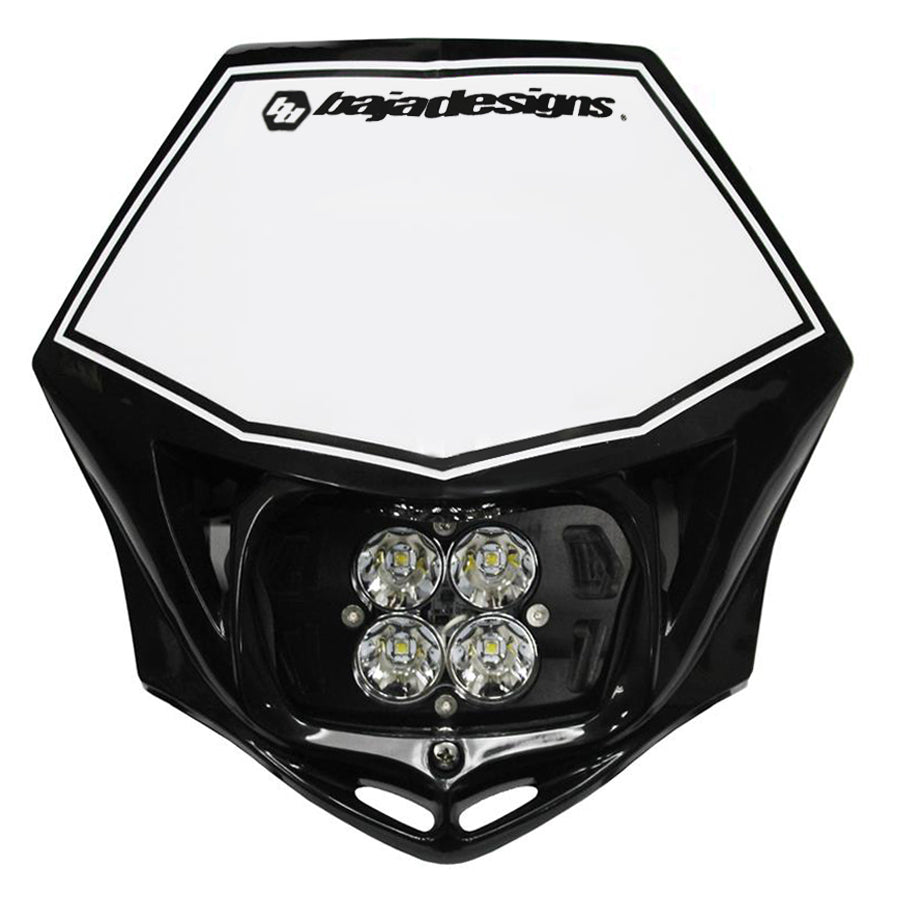 Baja Designs Motorcycle Squadron Sport (D/C) Headlight Kit w/ Shell 557001BK