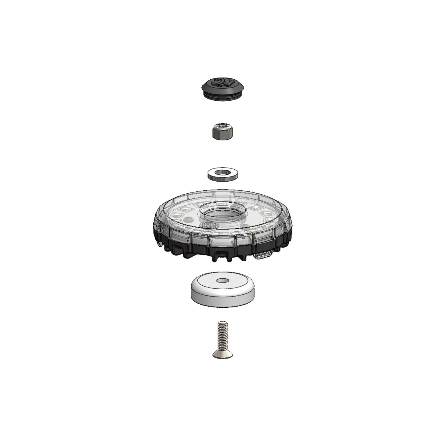 KC HiLiTES Magnet Mount Kit for Cyclone LED V2 Lights - 2 Pack 1372