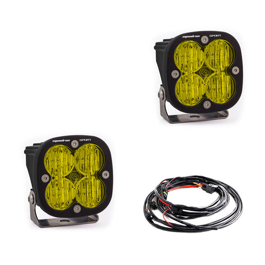 Baja Designs Squadron Sport Black LED Auxiliary Light Pod Pair 557815