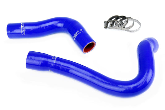 HPS Performance High Temp 3-ply Reinforced Silicone Replaces OEM Rubber Radiator Coolant Hoses 57-2026-BLUE