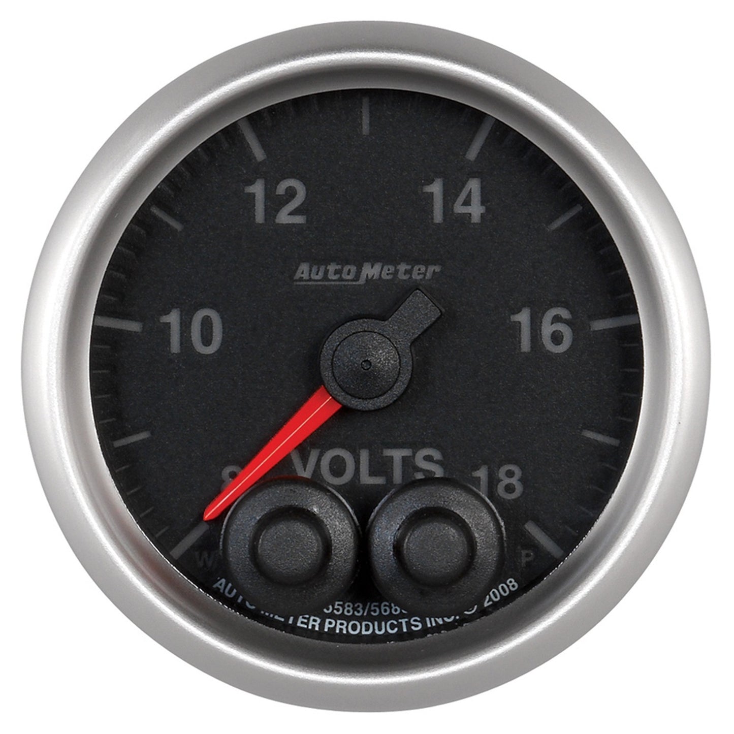AutoMeter 2-1/16 in. VOLTMETER 8-18V ELITE 5683