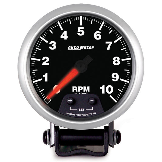 AutoMeter 3-3/4 in. PEDESTAL TACHOMETER 0-10000 RPM ELITE 5690