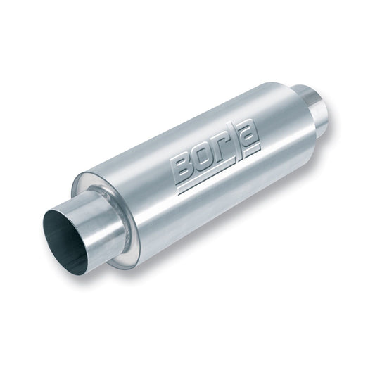Borla XR-1 Multi-Core Racing Muffler 3.5in Center Inlet/ 3.5in Center Outlet 6.25in Round x 24in Long Body 400261