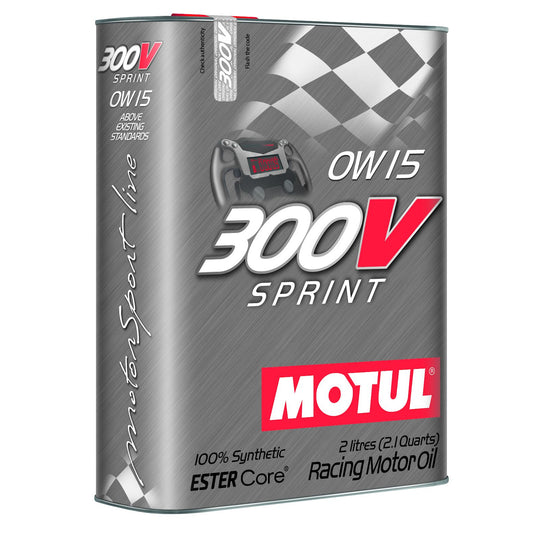 Motul 300V SPRINT 0W15 - 2L - Racing Engine Oil 104238