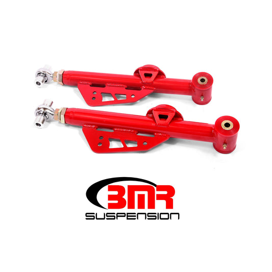 BMR Suspension TCA051R - Lower Control Arms DOM On-car Adj Poly/rod End - 1979-1998 Mustang BMR-TCA051R