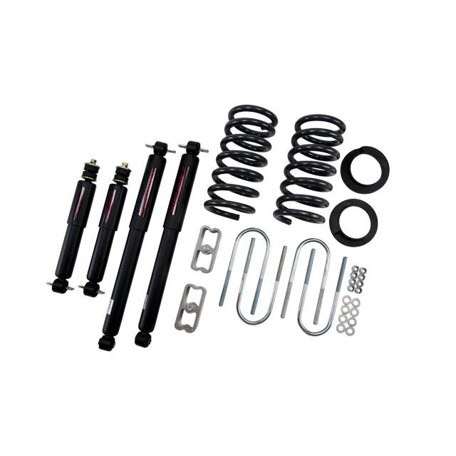 BELLTECH 618ND LOWERING KITS Front And Rear Complete Kit W/ Nitro Drop 2 Shocks 1982-2004 Chevrolet S10/S15 Pickup 4&6 cyl. (Ext Cab) 2 in. or 3 in. F/3 in. R drop W/ Nitro Drop II Shocks