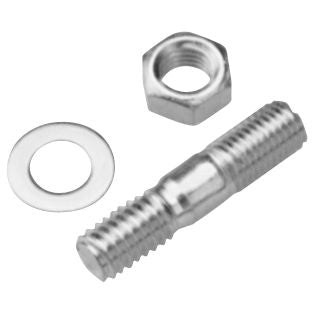 Proform Engine Carburetor Studs with Lock Washers and Nuts; 2 Inch Length; 4 Pieces 66340