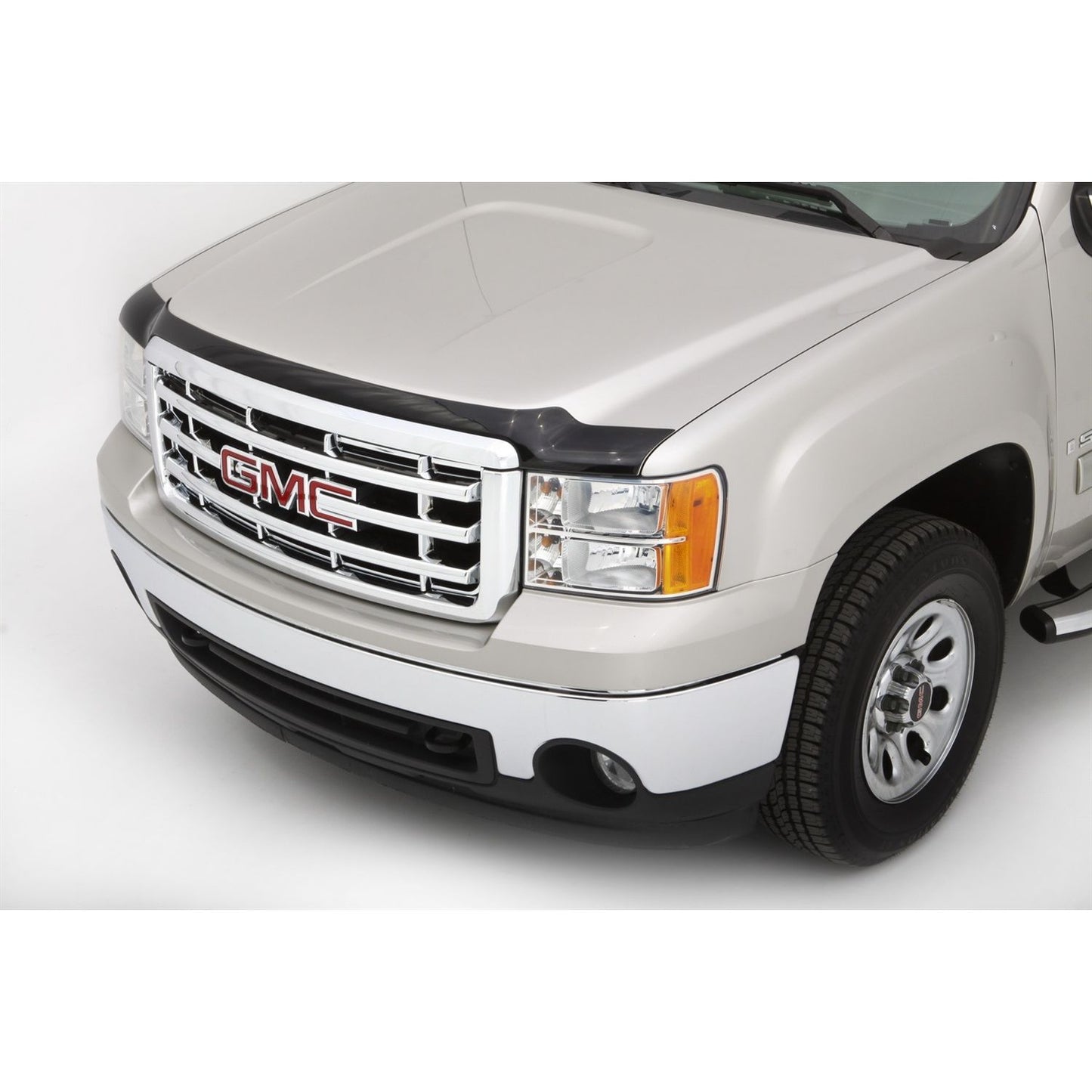 Auto Ventshade 322003 Aeroskin Flush Mount Dark Smoke Hood Protector For 2007-2013 GMC Sierra 1500