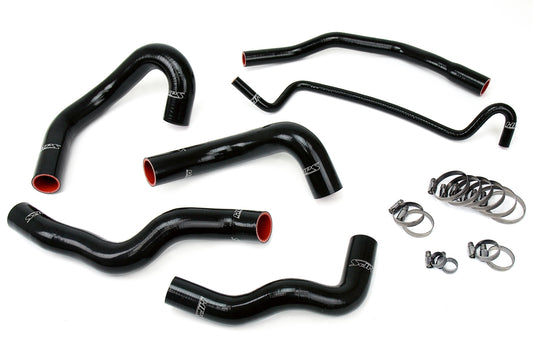 HPS Performance High Temp 3-ply Reinforced SiliconeReplace OEM Rubber Radiator Coolant Hoses 57-1013-BLK
