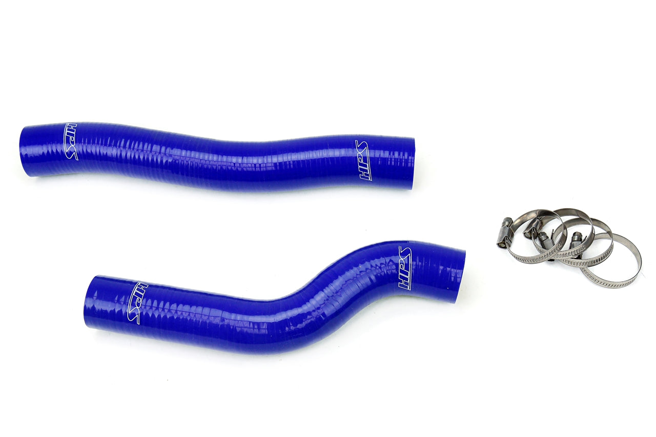 HPS Performance High Temp 3-ply Reinforced SiliconeReplace OEM Rubber Radiator Coolant Hoses 57-1026-BLUE