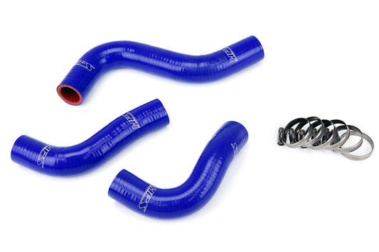 HPS Performance High Temp 3-ply Reinforced SiliconeReplace OEM Rubber Radiator Coolant Hoses 57-1029-BLUE