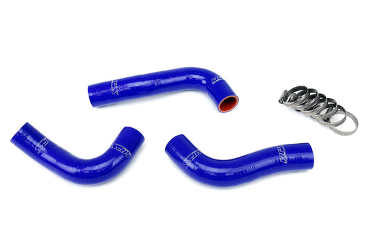 HPS Performance High Temp 3-ply Reinforced SiliconeReplace OEM Rubber Radiator Coolant Hoses 57-1030-BLUE