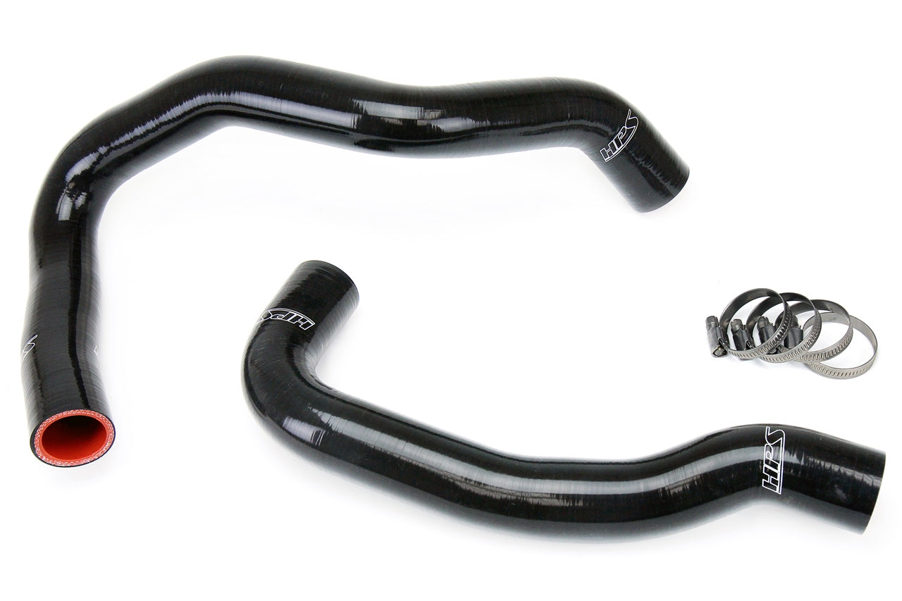 HPS Performance High Temp 3-ply Reinforced SiliconeReplace OEM Rubber Radiator Coolant Hoses 57-1044-BLK