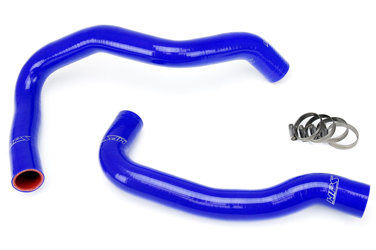 HPS Performance High Temp 3-ply Reinforced SiliconeReplace OEM Rubber Radiator Coolant Hoses 57-1044-BLUE