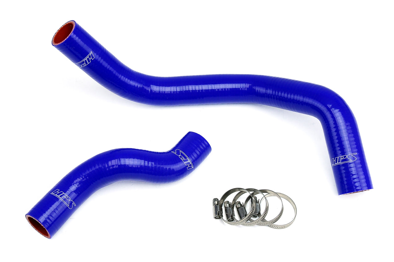 HPS Performance High Temp 3-ply Reinforced SiliconeReplace OEM Rubber Radiator Coolant Hoses 57-1045-BLUE