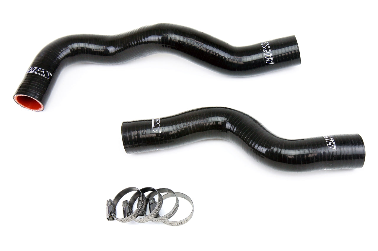 HPS Performance High Temp 3-ply Reinforced SiliconeReplace OEM Rubber Radiator Coolant Hoses 57-1055-BLK
