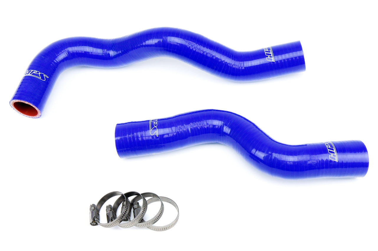 HPS Performance High Temp 3-ply Reinforced SiliconeReplace OEM Rubber Radiator Coolant Hoses 57-1055-BLUE