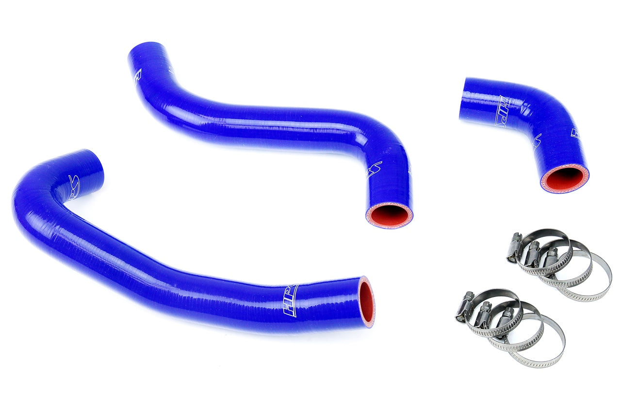 HPS Performance High Temp 3-ply Reinforced SiliconeReplace OEM Rubber Radiator Coolant Hoses 57-1059-BLUE