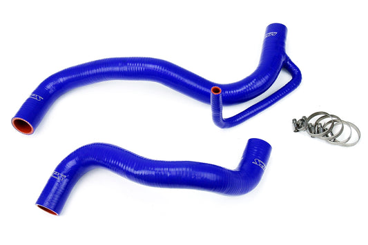 HPS Performance High Temp 3-ply Reinforced SiliconeReplace OEM Rubber Radiator Coolant Hoses 57-1060-BLUE
