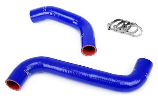 HPS Performance High Temp 3-ply Reinforced SiliconeReplace OEM Rubber Radiator Coolant Hoses 57-1064-BLUE