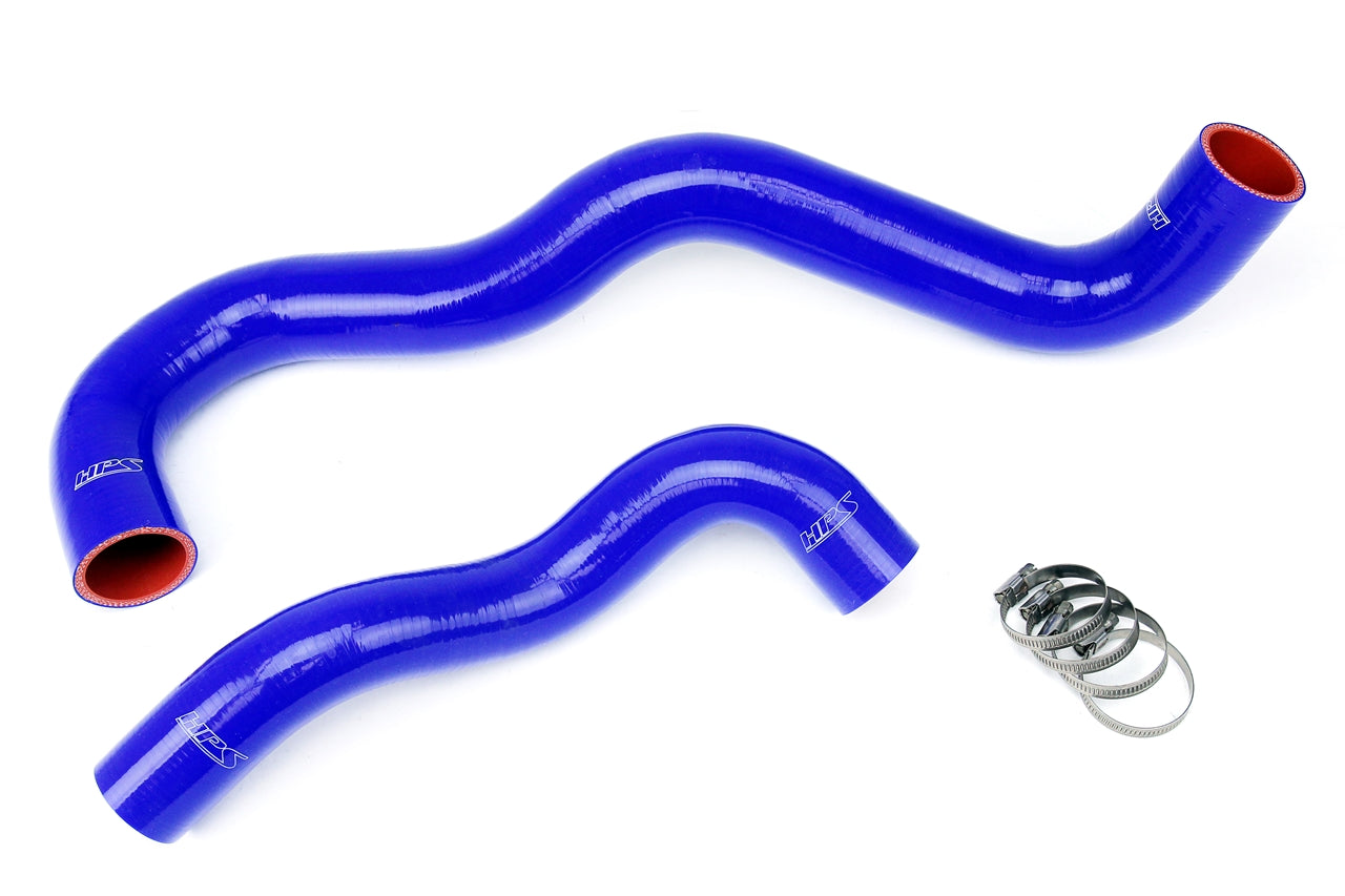 HPS Performance High Temp 3-ply Reinforced SiliconeReplace OEM Rubber Radiator Coolant Hoses 57-1075-BLUE