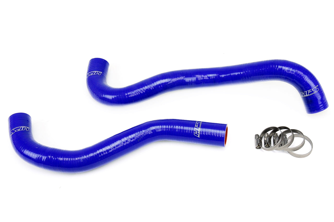 HPS Performance High Temp 3-ply Reinforced SiliconeReplace OEM Rubber Radiator Coolant Hoses 57-1199-BLUE