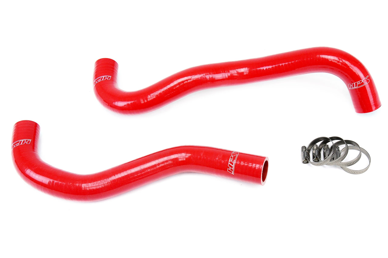 HPS Performance High Temp 3-ply Reinforced SiliconeReplace OEM Rubber Radiator Coolant Hoses 57-1199-RED