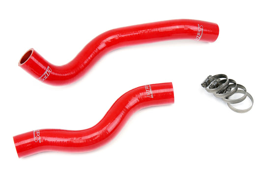 HPS Performance High Temp 3-ply Reinforced Silicone Replace OEM Rubber Radiator Coolant Hoses 57-1200-RED