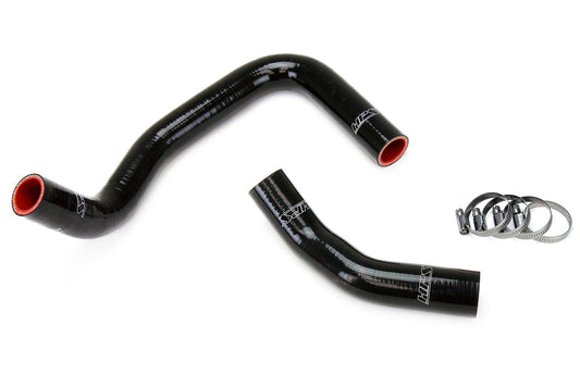 HPS Performance High Temp 3-ply Reinforced Silicone Replace OEM Rubber Radiator Coolant Hoses 57-1202-BLK