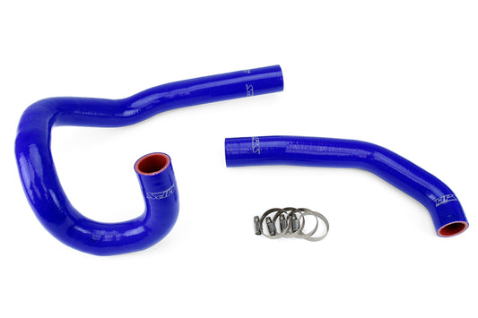 HPS Performance High Temp 3-ply Reinforced Silicone Replace OEM Rubber Radiator Coolant Hoses 57-1205-BLUE